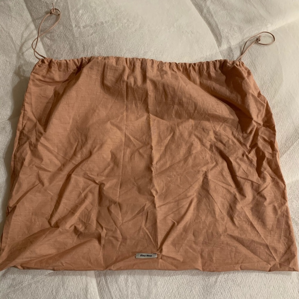 Miu Miu - Tan Leather Bag - Picture 11 of 11